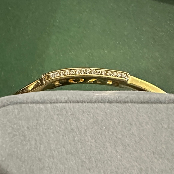 Gold 'LOVE' Bangle Bracelet - Women Jewelry - Picture 3 of 8